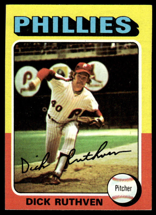 1975 Topps Baseball #267 - Dick Ruthven - NM