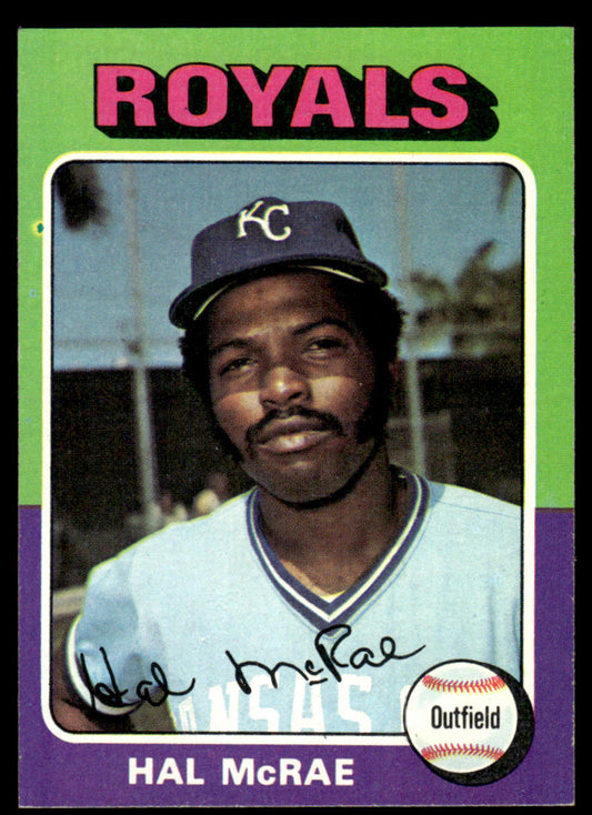1975 Topps Baseball #268 - Hal McRae - NM