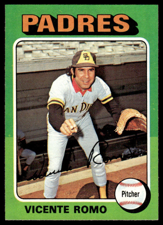 1975 Topps Baseball #274 - Vicente Romo - NMMT