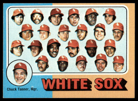 1975 Topps Baseball #276 - Chicago White Sox / Chuck Tanner - EXMT