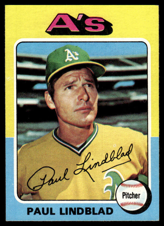 1975 Topps Baseball #278 - Paul Lindblad - NMMT