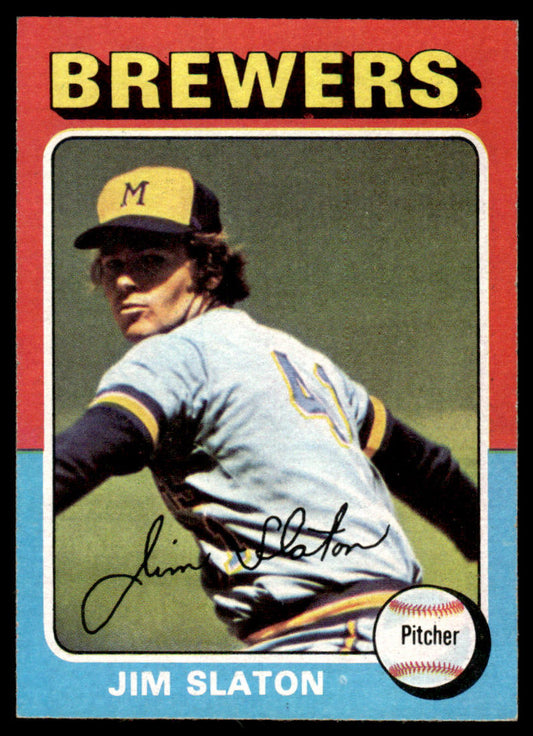 1975 Topps Baseball #281 - Jim Slaton - NM