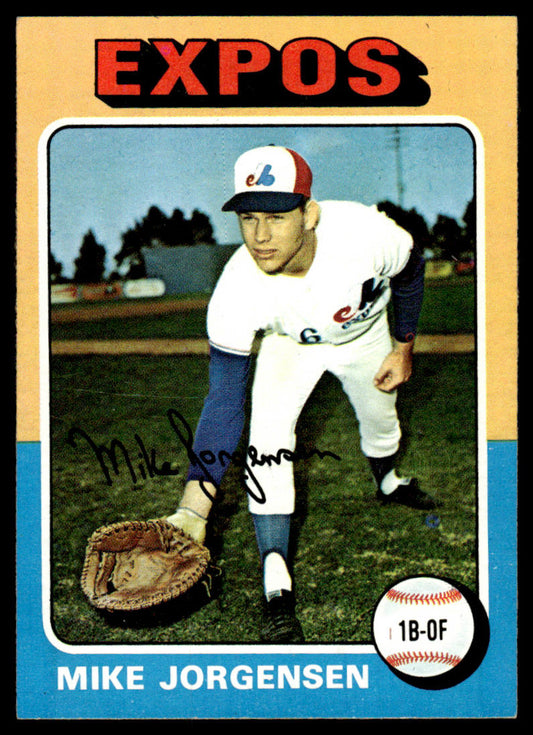 1975 Topps Baseball #286 - Mike Jorgensen - NM