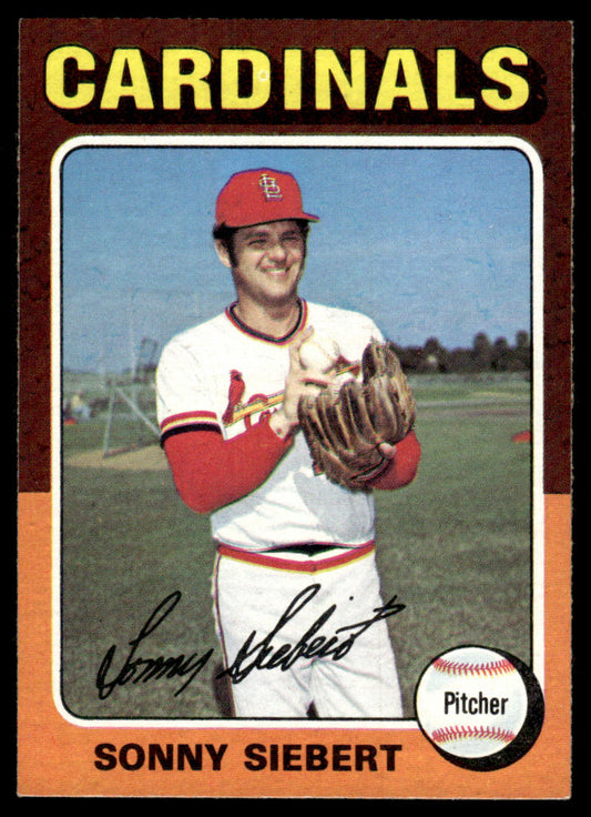 1975 Topps Baseball #328 - Sonny Siebert - NMMT