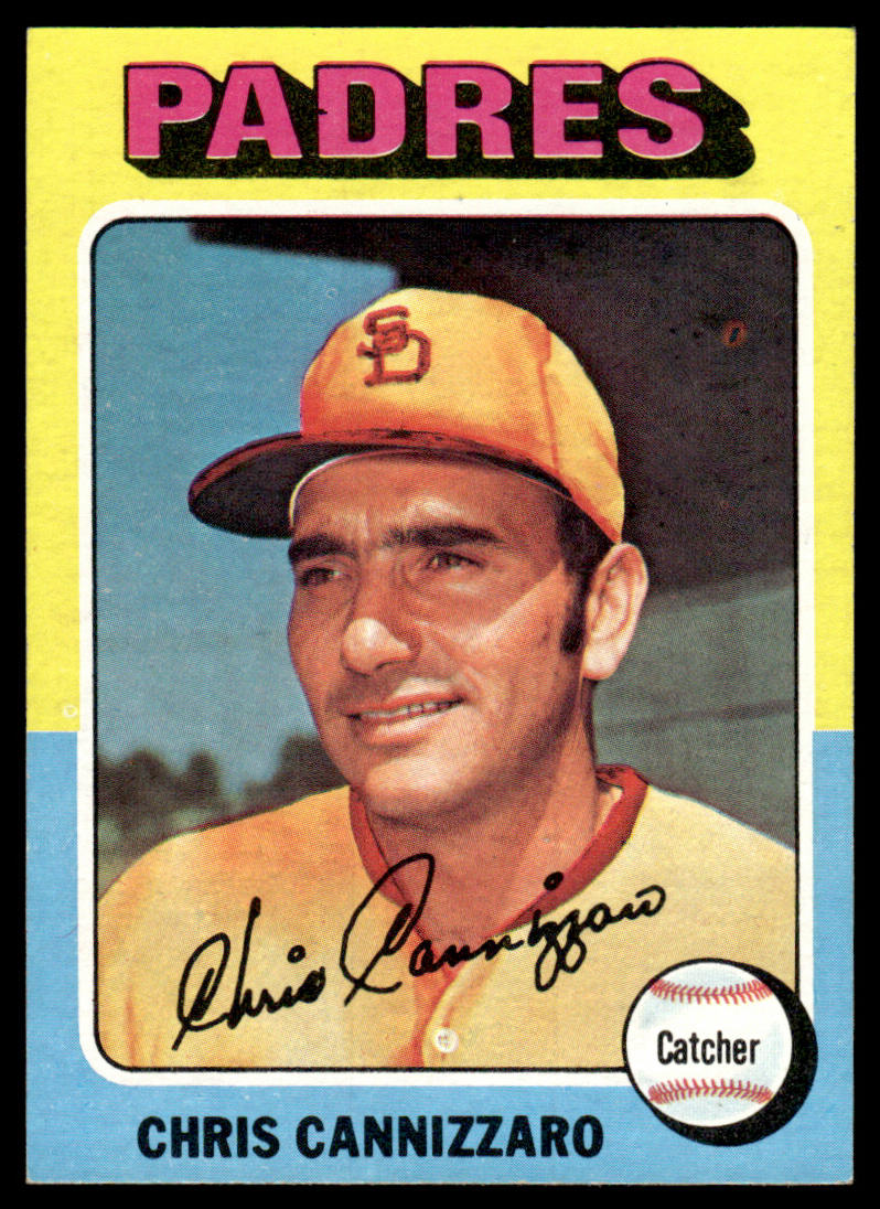 1975 Topps Baseball #355 - Chris Cannizzaro - NMMT
