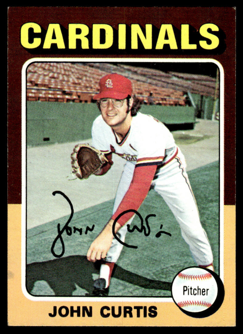 1975 Topps Baseball #381 - John Curtis - NM