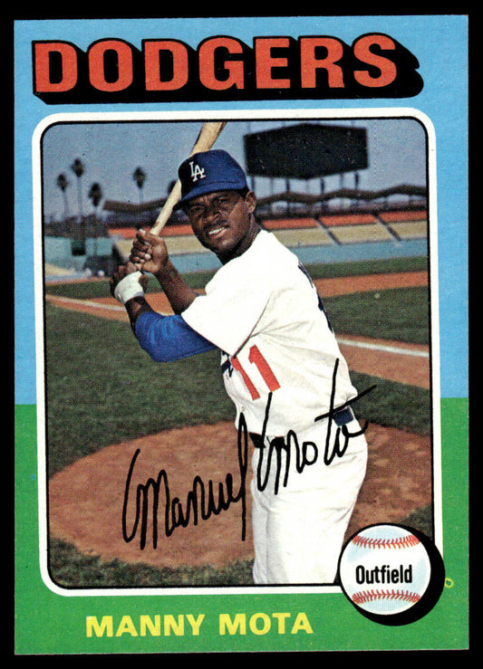1975 Topps Baseball #414 - Manny Mota - NM