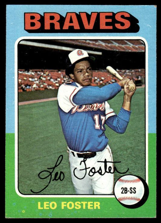 1975 Topps Baseball #418 - Leo Foster - NM