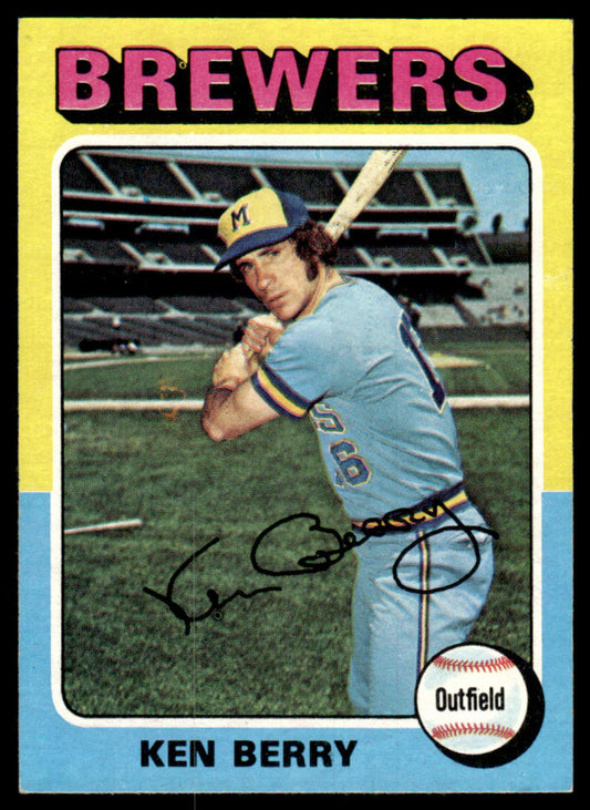 1975 Topps Baseball #432 - Ken Berry - NMMT