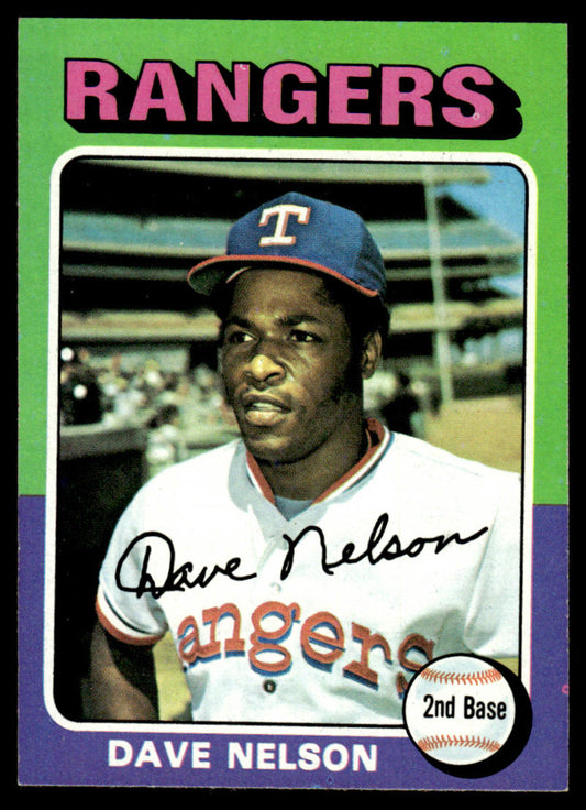 1975 Topps Baseball #435 - Dave Nelson - NM