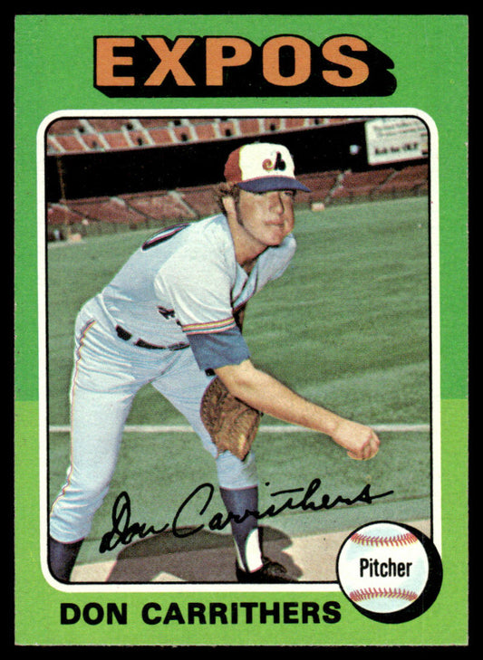 1975 Topps Baseball #438 - Don Carrithers - NM