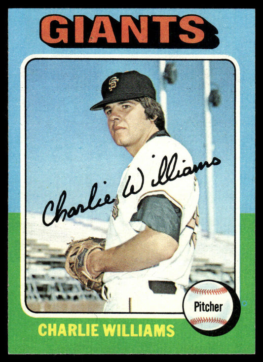 1975 Topps Baseball #449 - Charlie Williams - NM