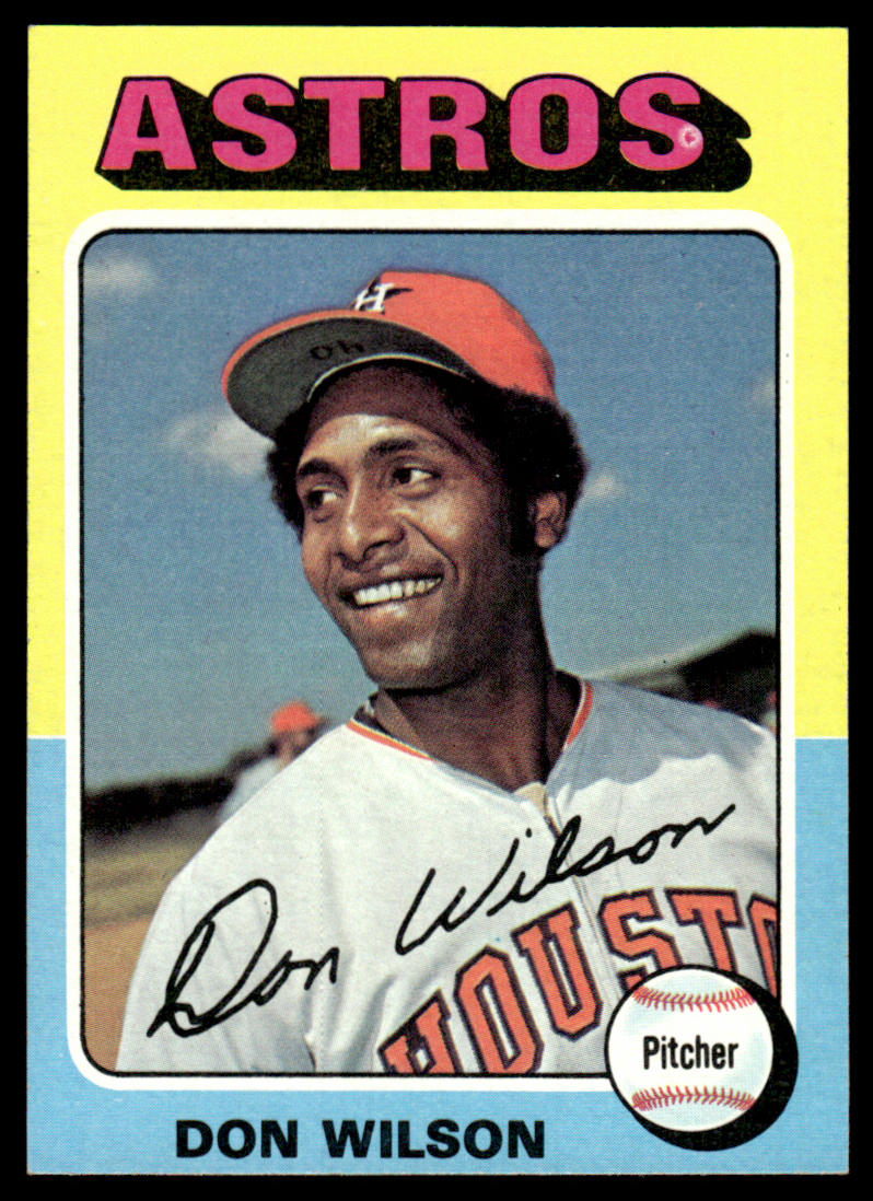 1975 Topps Baseball #455 - Don Wilson - NM