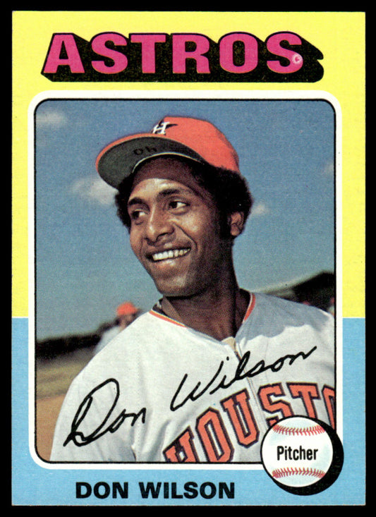 1975 Topps Baseball #455 - Don Wilson - NM