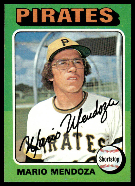 1975 Topps Baseball #457 - Mario Mendoza RC - NM