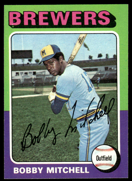 1975 Topps Baseball #468 - Bobby Mitchell - NM