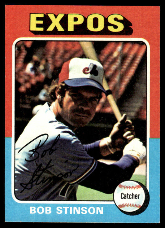 1975 Topps Baseball #471 - Bob Stinson - NM