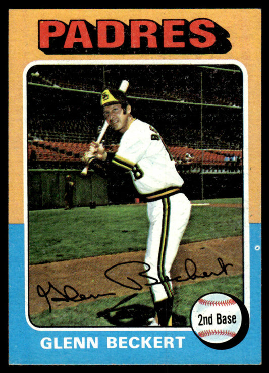 1975 Topps Baseball #484 - Glenn Beckert - NM
