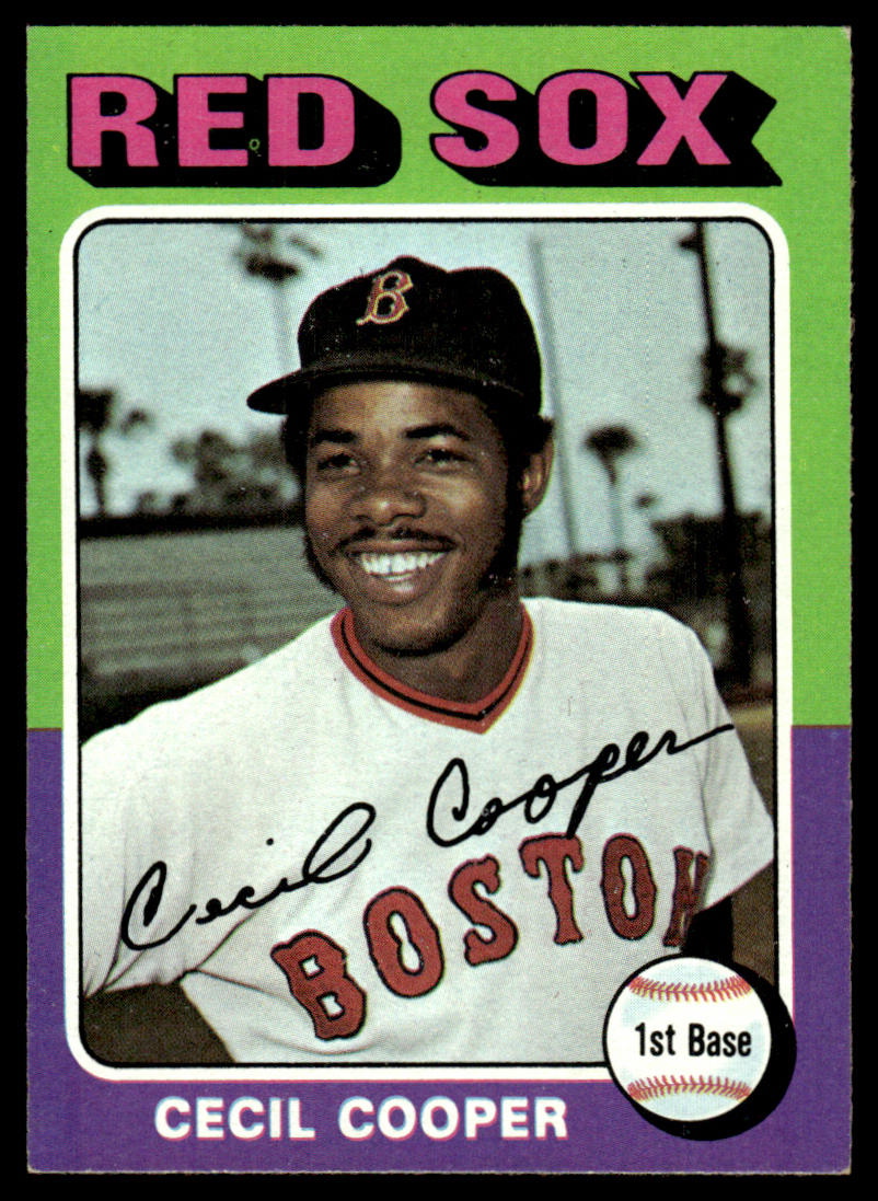 1975 Topps Baseball #489 - Cecil Cooper - NM
