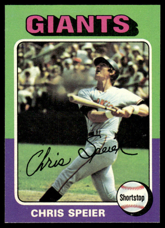 1975 Topps Baseball #505 - Chris Speier - NM