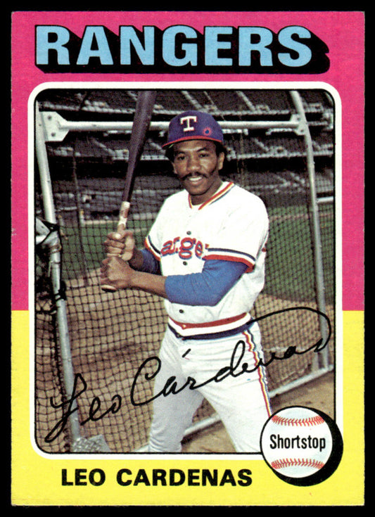 1975 Topps Baseball #518 - Leo Cardenas - NM