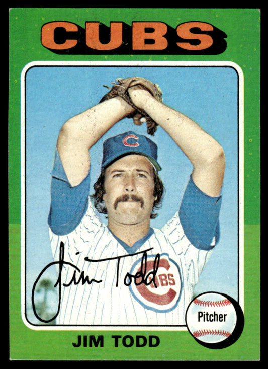 1975 Topps Baseball #519 - Jim Todd RC - NM