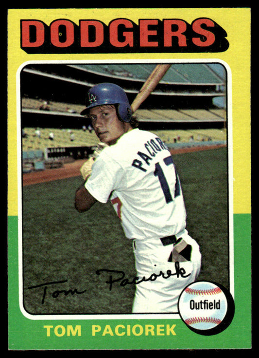 1975 Topps Baseball #523 - Tom Paciorek - NM
