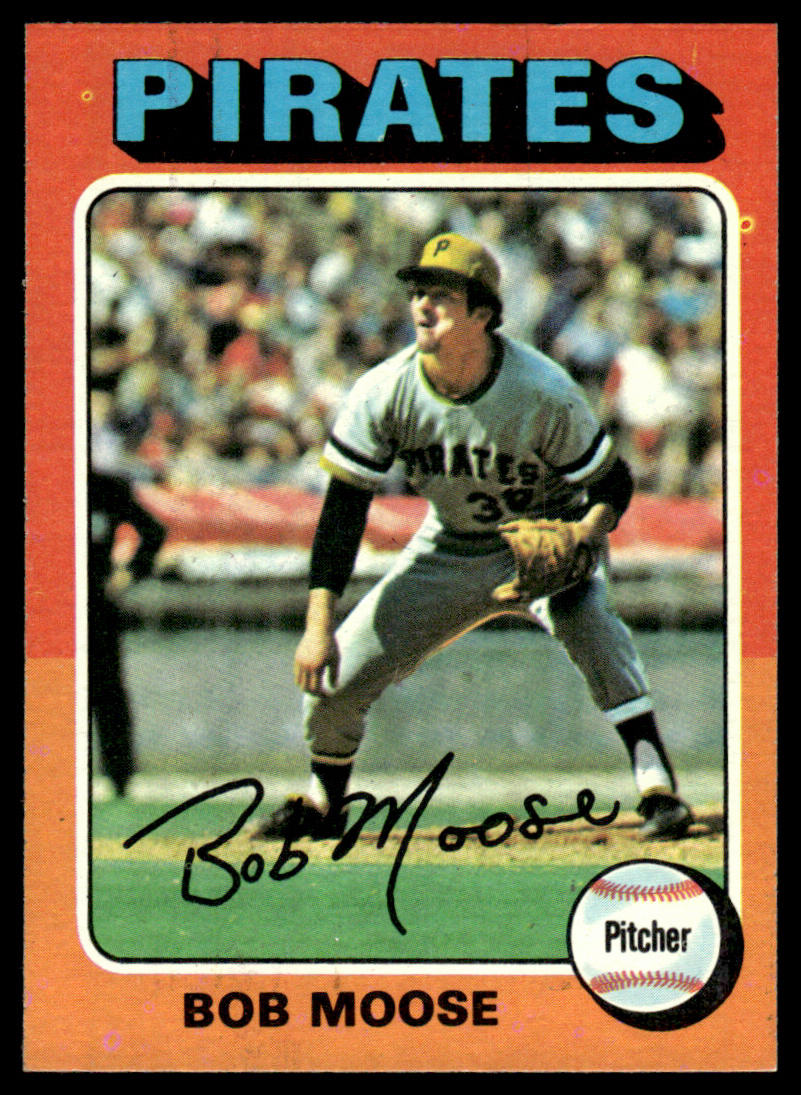 1975 Topps Baseball #536 - Bob Moose - NM