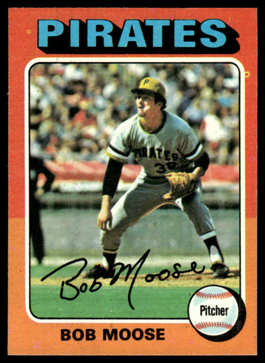 1975 Topps Baseball #536 - Bob Moose - NM