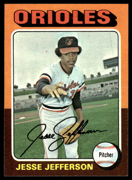 1975 Topps Baseball #539 - Jesse Jefferson - NMMT