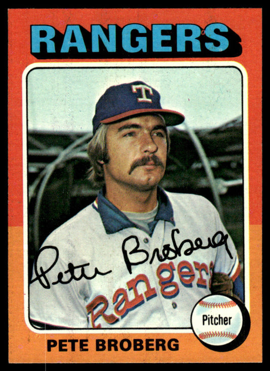 1975 Topps Baseball #542 - Pete Broberg - NMMT