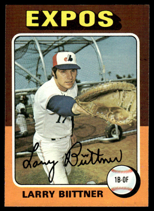 1975 Topps Baseball #543 - Larry Biittner - NM