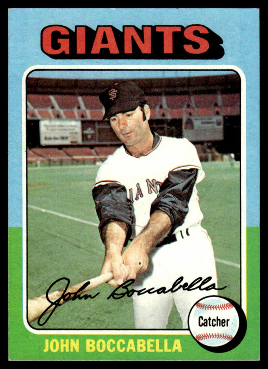 1975 Topps Baseball #553 - John Boccabella - NM