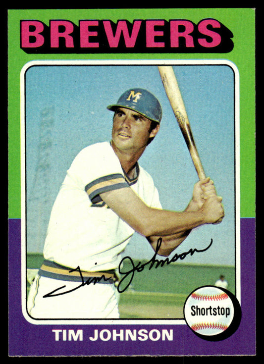 1975 Topps Baseball #556 - Tim Johnson - NM