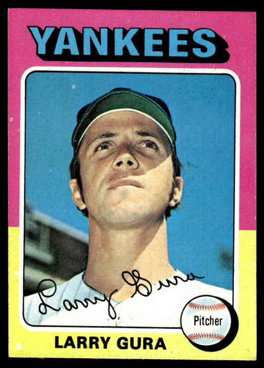 1975 Topps Baseball #557 - Larry Gura - EXMT