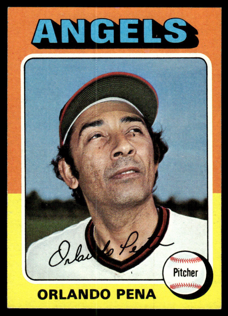 1975 Topps Baseball #573 - Orlando Pena - NM