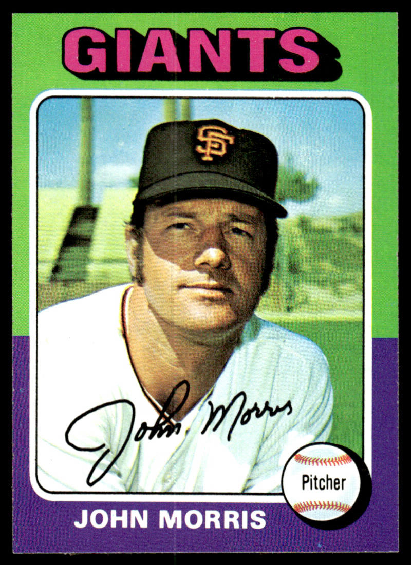 1975 Topps Baseball #577 - John Morris - NM