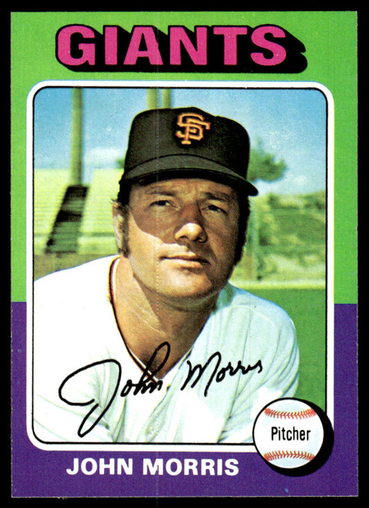 1975 Topps Baseball #577 - John Morris - NM