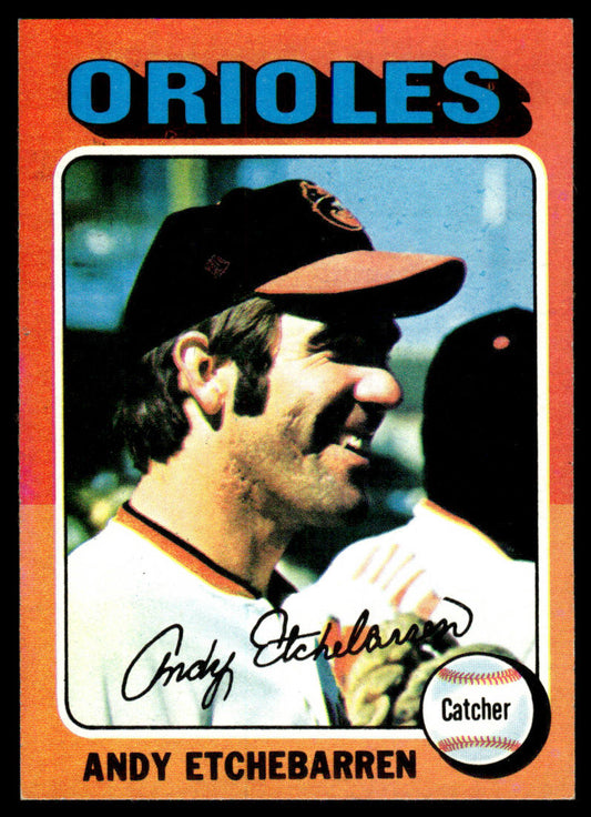1975 Topps Baseball #583 - Andy Etchebarren - NM