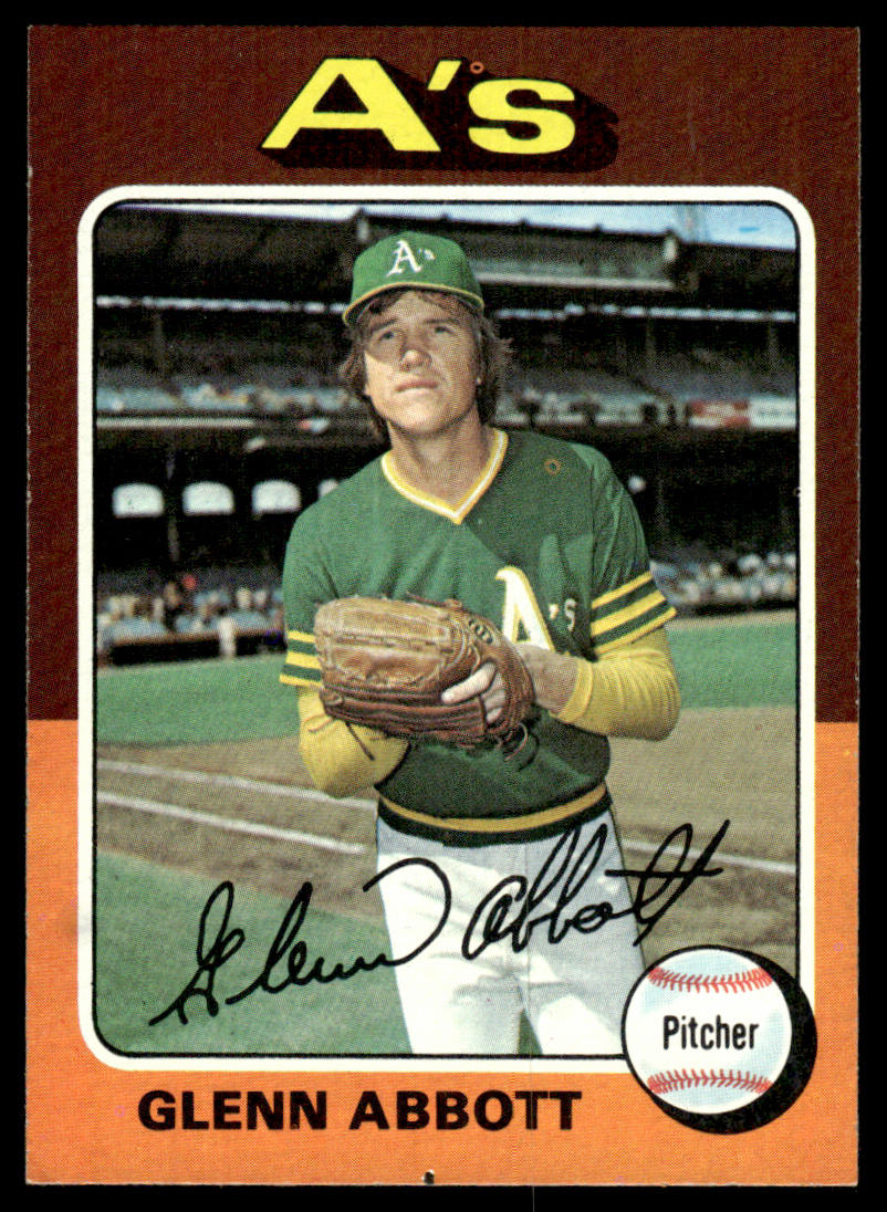 1975 Topps Baseball #591 - Glenn Abbott - NM
