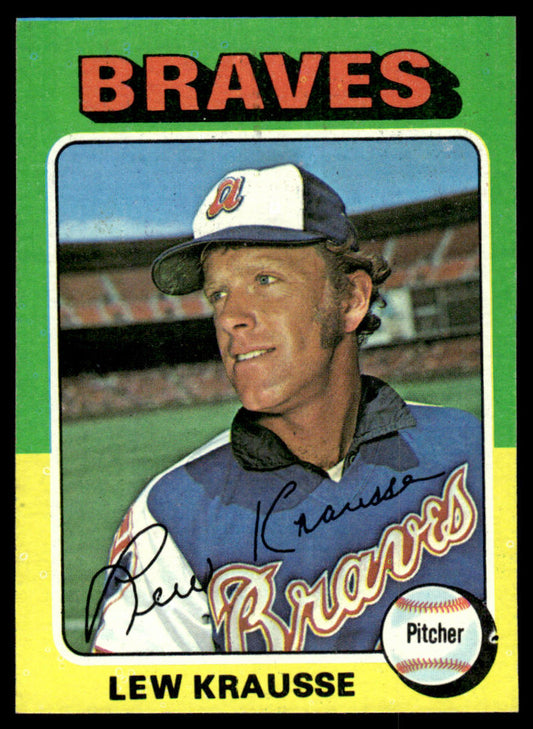 1975 Topps Baseball #603 - Lew Krausse - NM