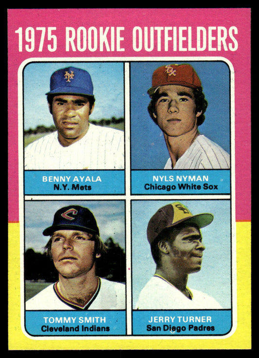 1975 Topps Baseball #619 - 1975 Rookie Outfielders - NM