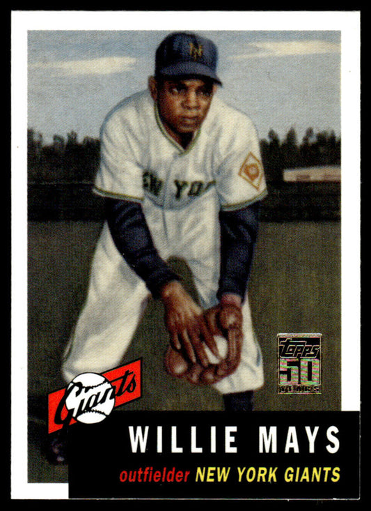 2001 Topps Baseball Through the Years Reprints #3 - Willie Mays