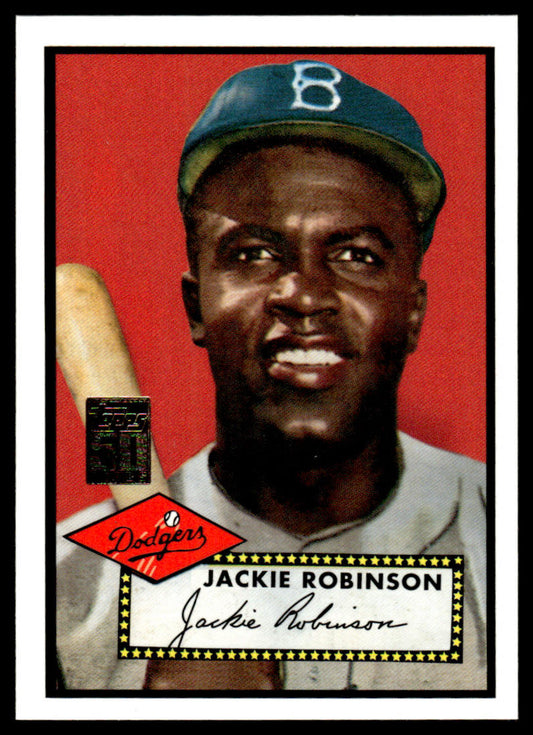2001 Topps Baseball Through the Years Reprints #5 - Jackie Robinson