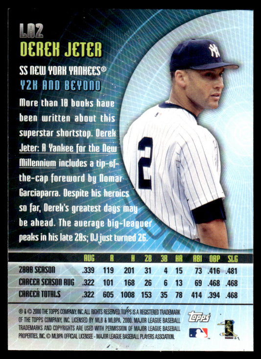2001 Topps Baseball A Look Ahead #LA2 - Derek Jeter