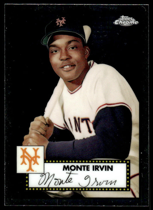 2021 Topps Chrome Platinum Anniversary Baseball #644 - Monte Irvin