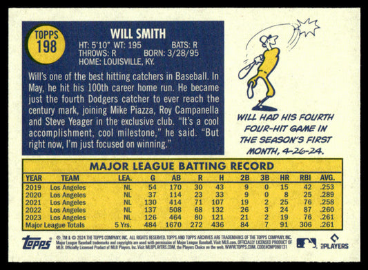 2024 Topps Archives Baseball #198 - Will Smith