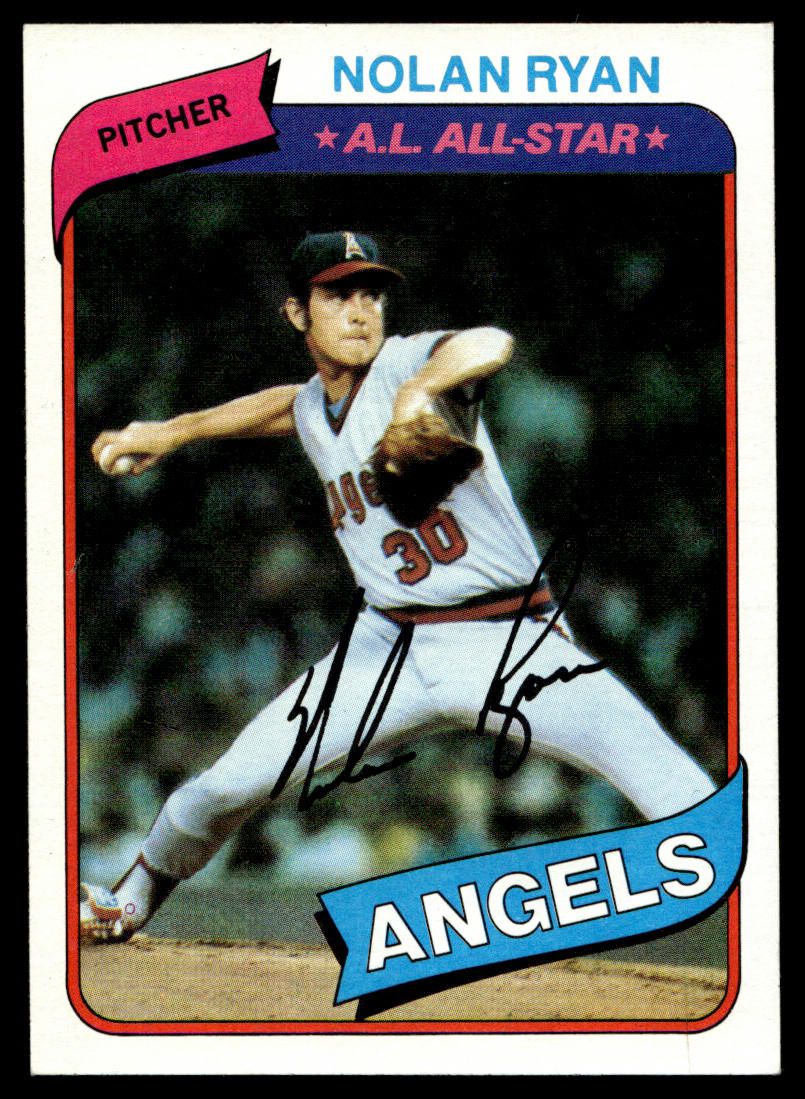 1980 Topps Baseball #580 - Nolan Ryan - NMMT