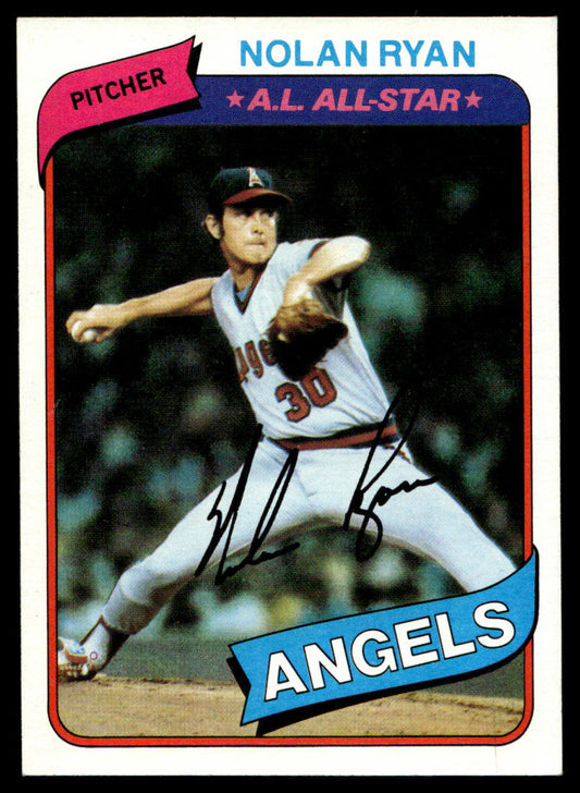 1980 Topps Baseball #580 - Nolan Ryan - NMMT