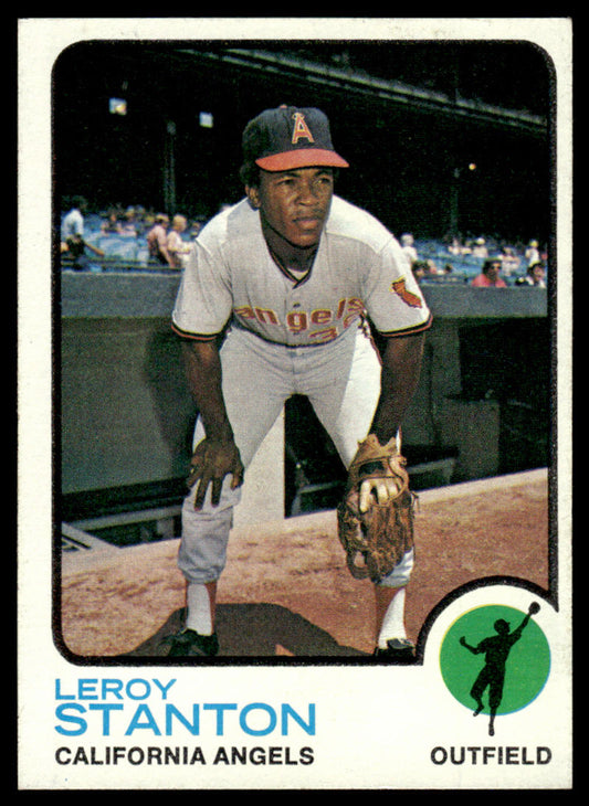 1973 Topps Baseball #18 - Leroy Stanton - EXMT